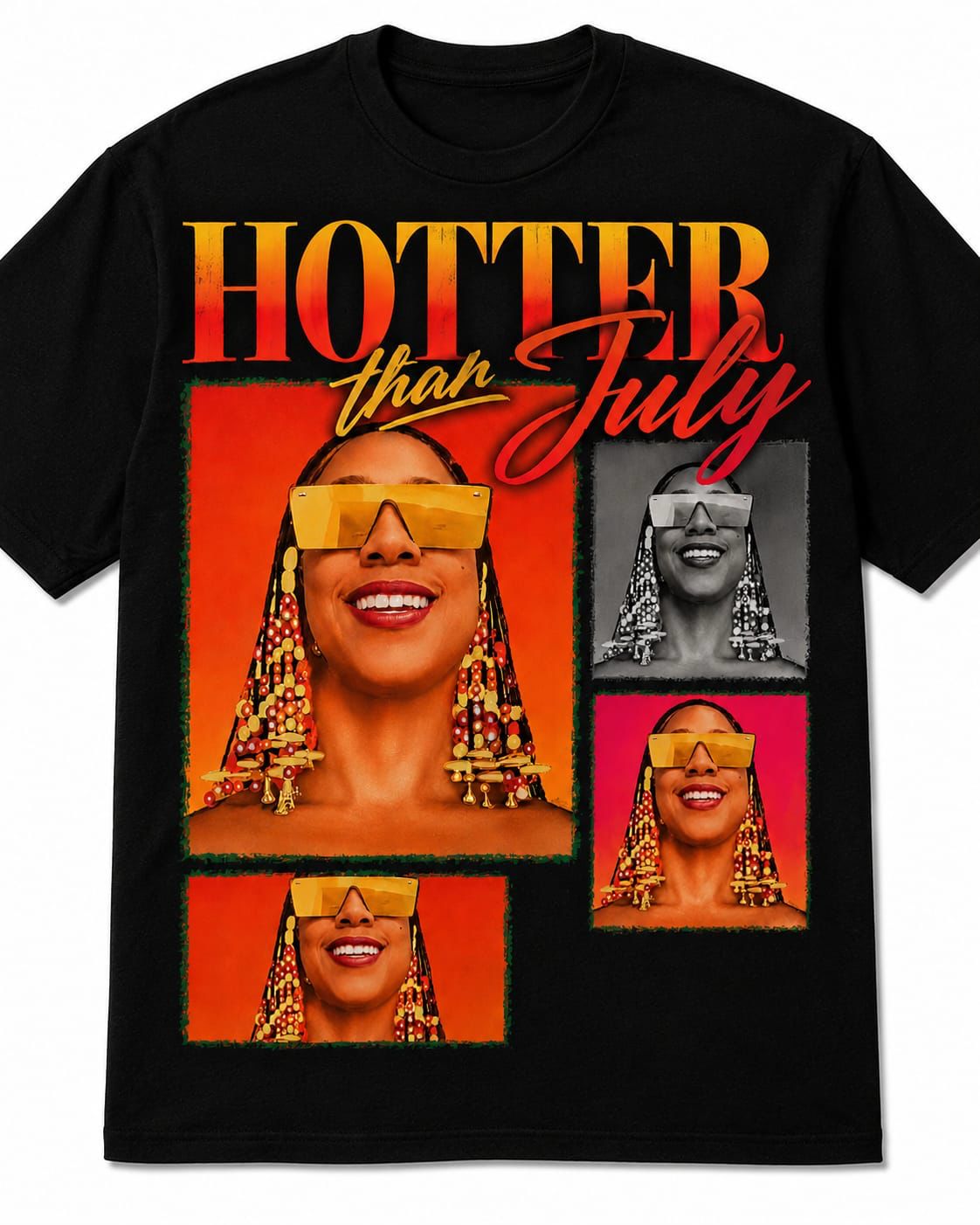 Hotter than July tee — August O’Neal merch